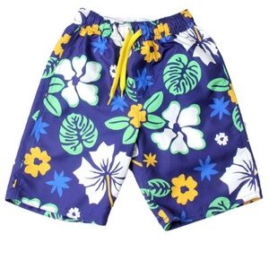 Wes and Willy Hibiscus Swim Trunk